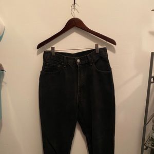 Vintage Levi’s Tapered Leg Black Jean- 27W 27L
